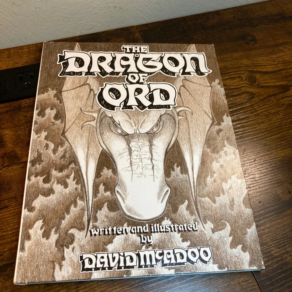 The Dragon of Ord McAdoo 1985 HC Rare OOP Low Run Illustrated Kids Fantasy Book